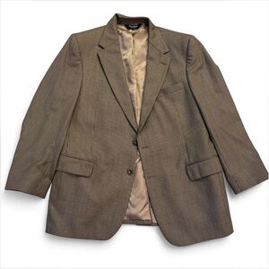 Jos.‎ A Bank 100% Wool Suit Jacket Blazer Beige Size 44R